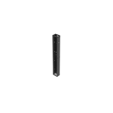 Organizador Vertical PatchRunner™, Sencillo (Solo Frontal), Para Rack Abierto de 45 Unidades, 8 in de Ancho, Color Negro