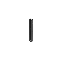 Organizador Vertical PatchRunner™, Sencillo (Solo Frontal), Para Rack Abierto de 45 Unidades, 8 in de Ancho, Color Negro