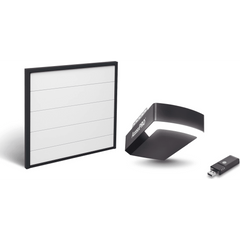 Kit Puerta de Garage 14x7 Pies (4.27 x 2.13 m) / Motor DC 1/2 HP / Insulada / Activación WiFi / Hasta 50 Controles / Lámina Calibre 26