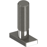 Perno de Montaje Solar / Acero Inoxidable / Rosca M8 / 30 mm (1.18 in) / Compatible con N Rail 4.72 y M2 / 12.26 g