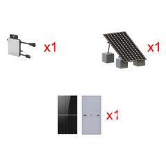 Kit Solar Interconexion / 500 W 220Vca / Microinversores HOYMILES / Montaje Incluido