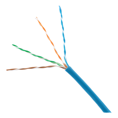 Bobina de Cable UTP 305 Metros (1000 Pies) de Cobre, TX6000? PanNet, Azul, Categoría 6 (24 AWG), CMP (Plenum), de 4 Pares