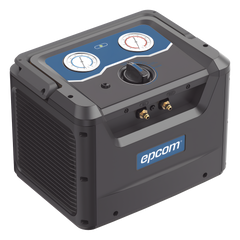 Máquina Recuperadora de Refrigerante REC7 / Compresor Sin Aceite Pistón Simple / 38.5 bar (558 psi) / Motor DC Sin Escobillas 1 HP / Operación Un Botón / Recuperación Vapor 0.22-0.25 kg/min / Recuperación L&ia