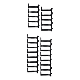 Kit de Dedos Para Administración de Cables en Gabinetes FlexFusion™ Light, de 48 UR, Dedos de 100 mm de Longitud, Color Negro