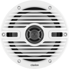 Altavoces náuticos Clarion® CMS 6.5" / 30 W RMS / 4 Ohmios / 87 dB / 55 Hz-20 KHz / RGB LED / Blanco y Negro Clásico