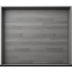 Puerta de Garage de Alta Calidad / Estilo Americano / Acabado Laminado PREMIUM / Color Gris / 10x8 Pies.