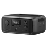 EcoFlow River 3 | Estación de Energía Portátil 245Wh Litio LFP / 2 AC 300 W (Max. 550W) / 1 USB-C 100W / 2 USB -A 12W / Cargador de Coche 8A a 12 o 24V / Conectividad WiFi y Bluetooth (App) / Carga Solar 110W Max.
