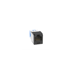 Conector Jack RJ45 Estilo TG, Mini-Com, Categoría 6A, Con Gel Resistente a la Corrosión, de 8 Posiciones y 8 Cables, Color Negro