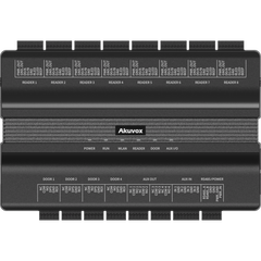 Controlador de Acceso 4 Puertas / Linux / 100,000 Usuarios y 500,000 Tarjetas / 200,000 Registros / RS485 Wiegand OSDP / TCP-IP / PoE IEEE802.3at / WiFi 2.4GHz y 5GHz / LTE Opcional / 8 Relés / 8 Puertos Wiegand-RS485 / 12 Entradas / 8 Salidas / Mo
