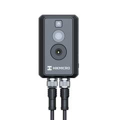 (HIKMICRO) Cubo IP Bi-Espectral / Térmica (256 X 192 / 3.6 mm) + Óptica (4 MP / 1.4 mm) / Rango: -20°C a 550°C / ±2°C Margen / PoE / IP67 / Ideal para Sites o Lugares Pequeños