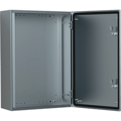 Gabinete de Acero Inoxidable 304L ASR IP66 300x200x150 mm (11.8 x 7.9 x 5.9 in) / 2 Cerraduras / Montaje Placa 2 mm