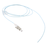 Pigtail de Fibra Óptica LC Simplex, Multimodo OM3 XGLO 50/125, LS0H, Color Aqua, 1 Metro (3.28 Pies)