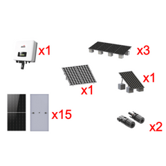 Kit Solar Interconexion / 9kW 220Vca / Inversor AFORE / Montaje Incluido