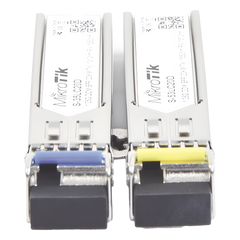 Transceptores MiniGbic SFP 1.25G LC WDM para fibra Mono Modo 20 Kms