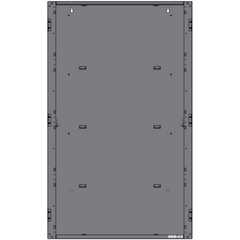 Caja trasera de tres niveles para gabinete de panel de alarma contra incendio, acero calibre 16, serie CAB-5