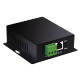 Convertidor PoE Industrial / Entrada PoE 802.3 af/at / Salida PoE pasivo 24V / Conexión plug and play / Alcance de hasta 100 metros / Ideales para Enlaces Inalámbricos