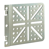Soporte (Bracket) Universal de Acero para PDU / Incluye 2 Piezas / Montaje en Esquina / Compatible con Gabinetes ProLine / Acero 1.9 mm Zincado / Para Racks y Gabinetes