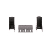 Kit de Bajada de Cables Para Charola Tipo Escalerilla, Con Control de Radio de Curvatura, Fabricado en Nylon 6.6, Color Negro