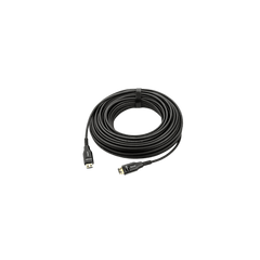 Cable Optico HDMI Híbrido | 4K@60Hz 18 Gbps | 30 m | Fibra OM3 + Cobre | LSHF | Bañado Oro 24K | HDCP 2.2 | HDR | ARC | CEC