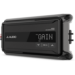 Amplificador Náutico Monobloque / Clase D / 200 W RMS a 4 Ω / 300 W RMS a 2 Ω / IP67 / 9-16 VDC / Filtro Paso Alto-Bajo / Refuerzo de Graves / JL Audio