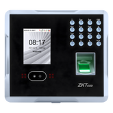 Terminal Multi-Biométrica de Asistencia y Control de Acceso / Reconocimiento Facial, Huella y Tarjeta / 2,000 Usuarios / 1,500 Rostros / 2,000 Huellas / 100,000 Eventos / TCP/IP Wi-Fi USB / ADMS / Pantalla 2.8" TFT