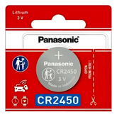 Batería de Litio tipo Moneda 3V / CR2450/ 1pza ( Batería no recargable )