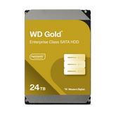 Disco Duro Empresarial WD Gold / SATA 6 Gb/s / 24 TB / 7200 RPM / Tecnología HelioSeal / ArmorCache / 5 Años Garantía / 2.5M Horas MTBF