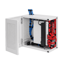 Gabinete de Pared L-Box 12U / Acero 1.9 mm / 1219 x 610 x 313 mm / Puerta L 120° / RAL 7035 / Rack 19"