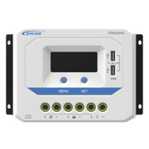 Controlador Solar PWM / 60A / 12/24V / Doble USB / Pantalla LCD / Tierra Positivo Común