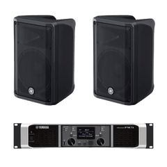 Kit Refuerzo Sonoro | Incluye 2 Bocinas CBR10 y 1 Amplificador PX5 | Ideal para Audio en primer Plano