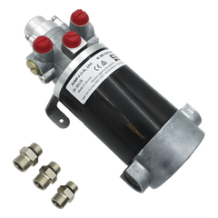 Bomba Hidráulica de Engranajes PUMP-4 / 12 V CC / Reversible / Caudal 3.0 L/min / Desplazamiento Cilindro 290-960 cc / Conexiones ORB / Compatible con SteadySteer / Requiere Sistema NAC-3 o AC42
