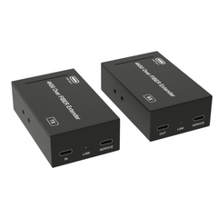 Extensor USB-C 4K60 sobre fibra única hasta 10 km