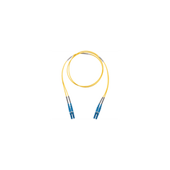 Jumper de Fibra Optica Monomodo 9/125 OS2, LC-LC Duplex, OFNR (Riser), Color Amarillo, 8 Metros (26.25 Pies)