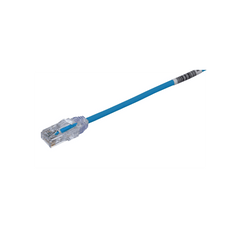 Cable de Parcheo TX6, UTP Cat6, Diámetro Reducido (28AWG), Color Azul, 30 Metros (98.43 Pies)