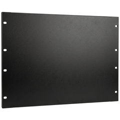 Tapa Ciega para Rack de 19 Pulgadas, 3 UR, Acero Negro