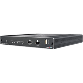 Controlador de Video Wall | 4 Salidas HDMI | 1 Entrada HDMI | 1 Salida HDMI Loop | Resolución Máxima de Entrada 4K@60Hz (4:4:4) | Resolución de Salida 1080p | HDCP 2.2 y 1.4 | Escalable hasta 64 Pantallas | Configuración v&iacu