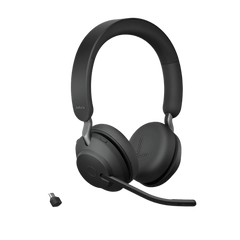 Jabra Evolve2 65, Auricular Stereo Versión MS / Dongle USB-C Link 380c / Cancelación de Ruido (26599-999-899)