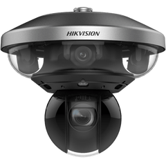 PanoVu Series / 1 PTZ 40X Zoom (4 Megapixel) + 4 Lentes 2.8 mm (360° / 32 Megapixel) / Posicionamiento 3D / Autoseguimiento 3.0 / Deep Learning / IP67 / IK10 / WDR 120 dB / Micro SD