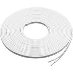 Cable de Altavoz Marino / 12 AWG / 25 pies (7.62 m) / Dos Conductores Paralelos / Cobre OFC Estañado / Cubierta PVC Blanca / Resistente a la Corrosión