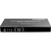 Transmisor KVM por IP | 4K@60Hz | 120 m con PoE | Loop-out | Multiview y Videowall | HDMI 2.0 | USB 2.0 | Metálico