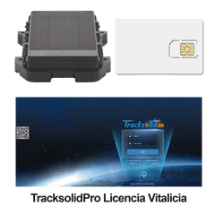 KIT Localizador 4G con carga solar / Semiautónomo / Rastreo de contenedores / Cajas de tráiler / Alarma de sabotaje audible / Incluye Licencia vitalicia VTSCX y SIM de datos SIM500MB2Y