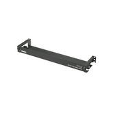 Organizador de Cables Frontal, para Panel de Fibra Óptica HD Flex, de 1 UR, Color Negro