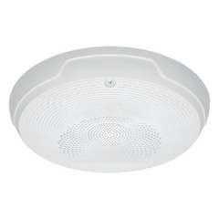 Bocina de techo para evacuación por voz, doble voltaje 25/70.7 V, sin estrobo, color blanco, Serie L System Sensor