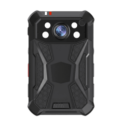 Body Camera Portátil / Grabación a 2K / Pantalla 2.4" LCD / IP68 / H.265 / 64GB de Almacenamiento / GPS / WIFI / 3G y 4G / Fotos de Hasta 40 Megapixel / Micrófono Integrado