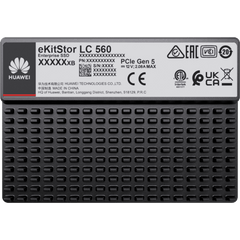 Unidad de Estado Sólido (SSD Huawei eKitStor LC 560) Empresarial de 15.36 TB / NVM2 2.0 / U.2 de 2.5'' / PCle 5.0 x4 / 14,800 MB/s Lectura / 4,500 MB/s Escritura / Entrenamiento de IA y Almacenamiento Masivo de Datos