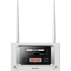(HikFire) Panel Inalámbrico de Detección de Incendio (Gateway LoRa) / Pantalla LCD Táctil / Comunicación hasta 2 km / Gestión de 128 Dispositivos / Encriptación AES128 / Integración a HikCentral Professiona