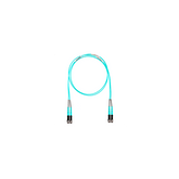 Jumper de Fibra Óptica Multimodo 50/125 OM4, SC-SC Duplex, OFNR (Riser), Color Aqua, 3 Metros (9.84 Pies)