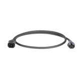 Cable de Alimentación Eléctrica Con Bloqueo Doble de Seguridad, de IEC C14 a IEC C13, 6 ft. de Largo, Color Negro, Paquete de 10 Piezas