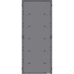 Caja trasera de cinco niveles para gabinete de panel de alarma contra incendio, acero calibre 16, serie CAB-5