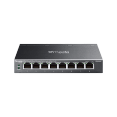 Switch Gigabit Easy Managed 8 Puertos / PoE+ 64W / Cloud Management Omada / 16 Gbps Switching / Fanless / Desktop-Wall Mount